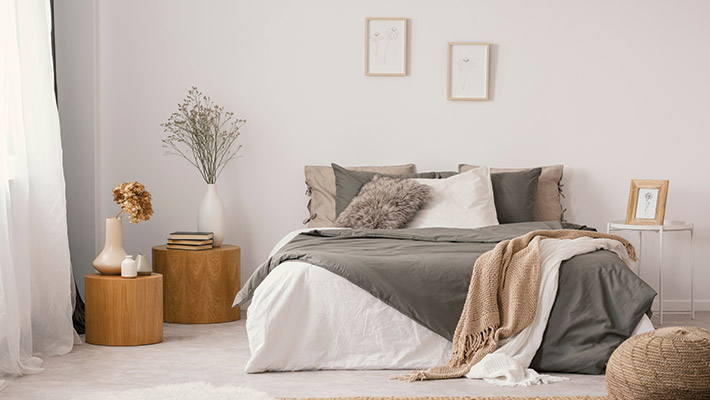 Picture of a bed bug free bedroom